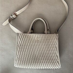 Textured Anne Klein Purse w/ Handles & Crossbody Strap